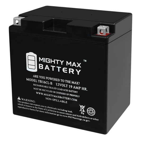Mighty Max Battery YB16CL-B 12V 19AH SLA Replacement Battery for Ultra 16CL-B MAX3969700